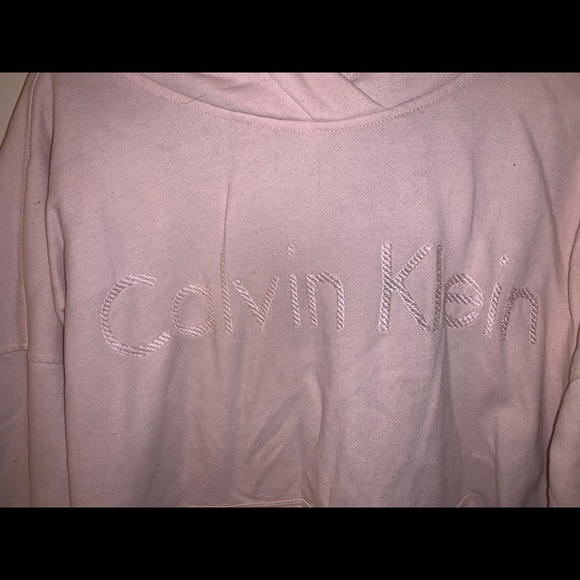 Calvin Klein light pink hoodie - Picture 5 of 8